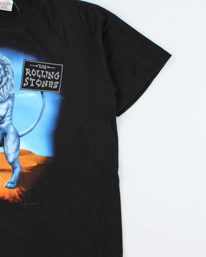 Vintage 1997 The Rolling Stones Bridges To Babylon World Tour Heavyweight Sogo Crewneck T-Shirt - XL