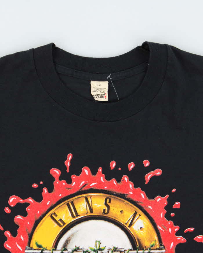 DS Vintage 1991 Guns &amp; Roses Here Today Gone Tomorrow Brockum Screen Stars Single Stitch Crewneck T-Shirt - XL