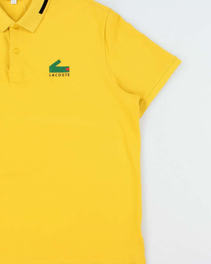 Vintage Lacoste Block Croc Slim Fit Short Sleeve Polo Shirt - 4XL