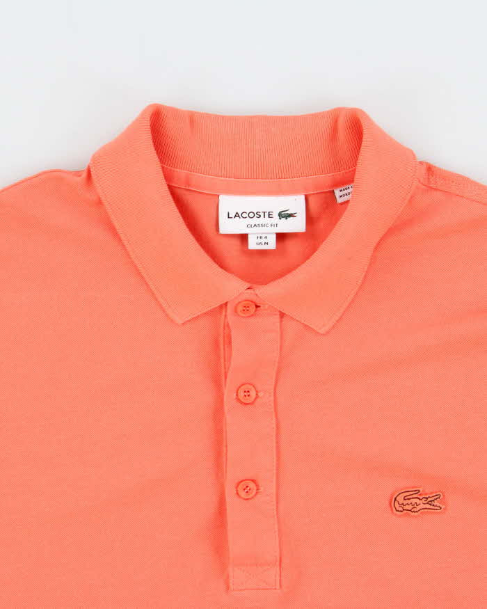 Vintage Lacoste Apricot Croc Classic Fit Short Sleeve Polo Shirt - M