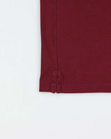 Vintage Polo Ralph Lauren Burgundy Classic Fit Short Sleeve Polo Shirt - M