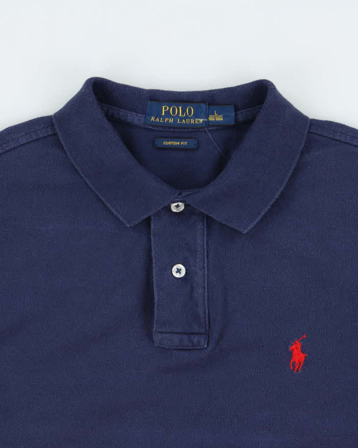Vintage Polo Ralph Lauren Custom Fit Short Sleeve Polo Shirt - L