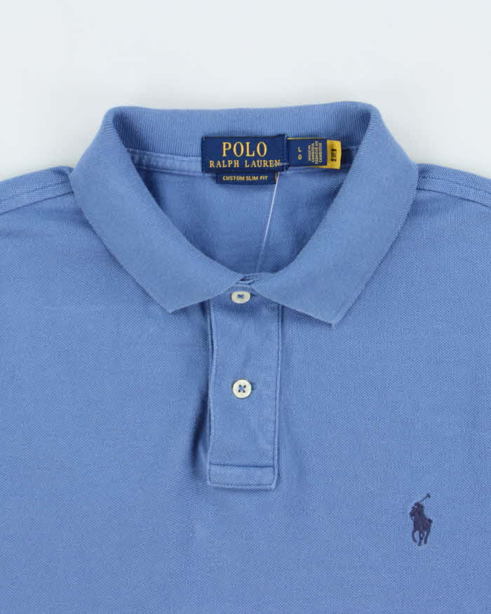 Vintage Polo Ralph Lauren Custom Slim Fit Short Sleeve Polo Shirt - L