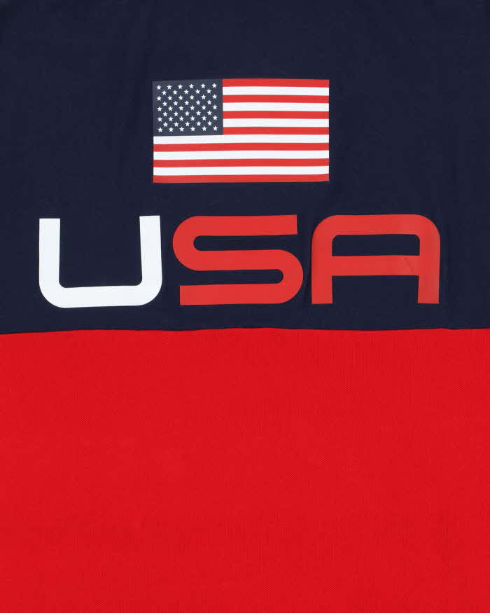 Vintage Polo Ralph Lauren Big Pony USA Flag Striped Custom Slim