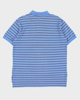 Vintage Y2K 00s Polo Ralph Lauren Classic Striped Short Sleeve Polo Shirt - L
