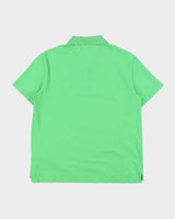 2020 Versace Embroidered Hot Pink Medusa Logo Tailor Fit Short Sleeve Polo Shirt - L