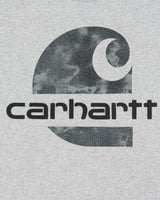 Vintage Carhartt Marl Grey Heavyweight Cloud Logo Loose Fit Crewneck T-Shirt - L