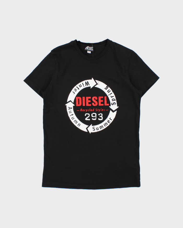 Vintage Diesel 293 Seasons Recycled Styles Crewneck T-Shirt - S