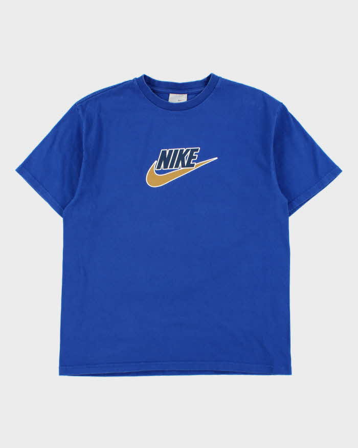 Vintage Y2K 00s Nike Heavyweight Silver Tag Made In Canada Classic Crewneck T-Shirt - M
