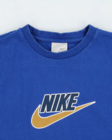 Vintage Y2K 00s Nike Heavyweight Silver Tag Made In Canada Classic Crewneck T-Shirt - M