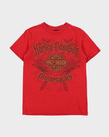 Vintage Harley Davidson Trev Deeley Vancouver Heavyweight Crewneck T-Shirt - M