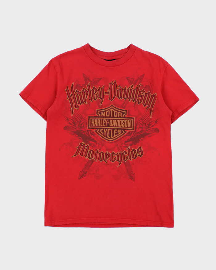 Vintage Harley Davidson Trev Deeley Vancouver Heavyweight Crewneck T-Shirt - M