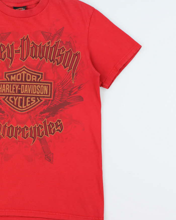 Vintage Harley Davidson Trev Deeley Vancouver Heavyweight Crewneck T-Shirt - M