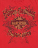 Vintage Harley Davidson Trev Deeley Vancouver Heavyweight Crewneck T-Shirt - M