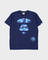 Vintage Aape By A Bathing Ape Ice Camo Heavyweight Crewneck T-Shirt - M