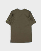 2024 Arc'teryx 'Ionia Logo' Khaki Merino Wool Fairtrade Crewneck Hiking T-Shirt - XS