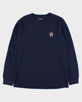 Vintage Polo Bear Ralph Lauren Ski Long Sleeve Waffle T-Shirt - XL