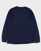 Vintage Polo Bear Ralph Lauren Ski Long Sleeve Waffle T-Shirt - XL