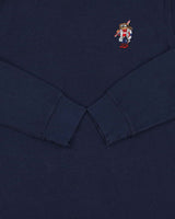 Vintage Polo Bear Ralph Lauren Ski Long Sleeve Waffle T-Shirt - XL
