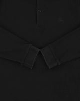 Vintage Burberry Nova Check-Placket Long Sleeve Polo Shirt - M