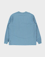 Vintage Lacoste Live Pinstripe Heavyweight Long Sleeve Crewneck T-Shirt - XL