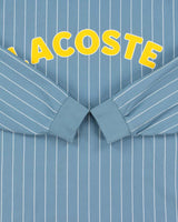Vintage Lacoste Live Pinstripe Heavyweight Long Sleeve Crewneck T-Shirt - XL