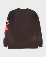 Vintage Carhartt Heavyweight Long Sleeve Logo Loose Fit Crewneck Pocket T-Shirt - S