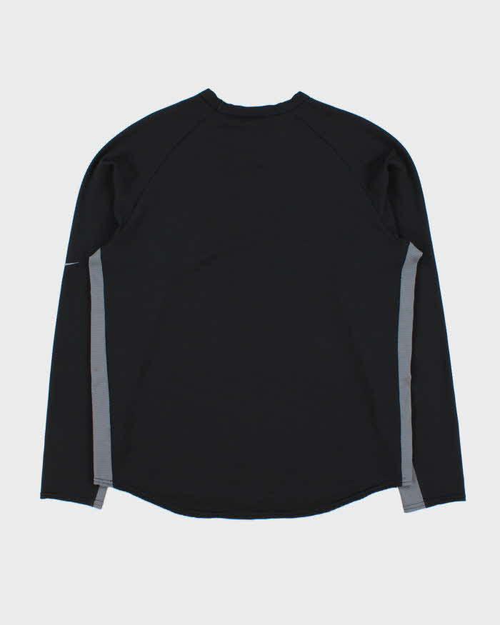 Vintage Y2K 00s Nike Sphere Dry Long Sleeve Crewneck Waffle T-Shirt - M