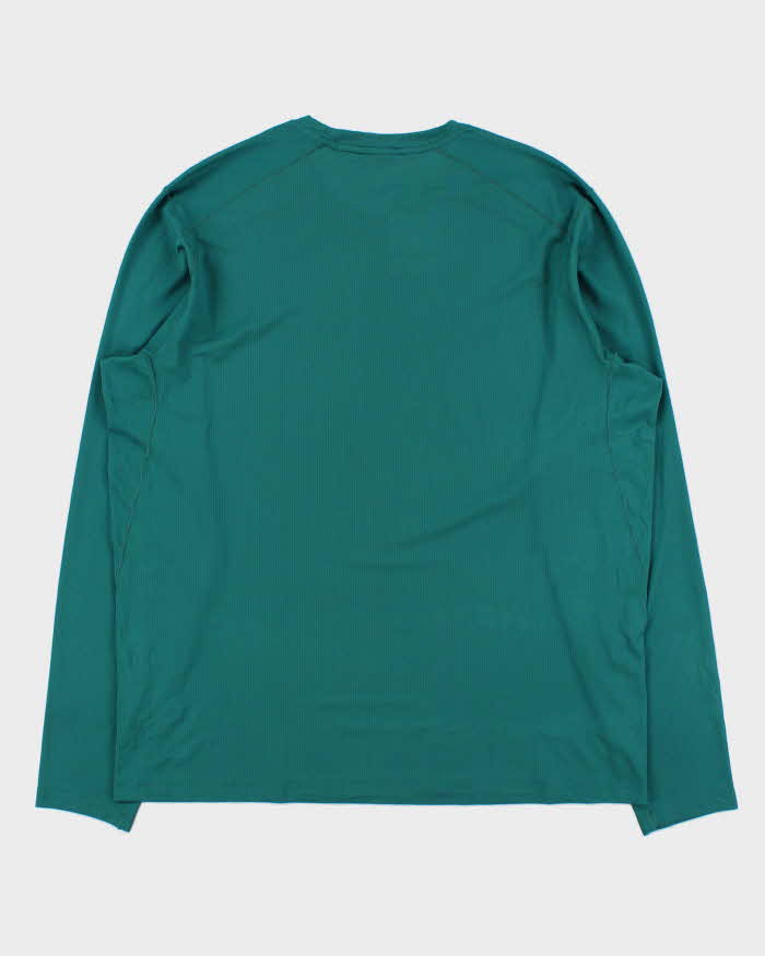 Arc'teryx Teal 'Velox' Long Sleeve Crewneck Hiking T-Shirt - L