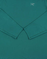 Arc'teryx Teal 'Velox' Long Sleeve Crewneck Hiking T-Shirt - L