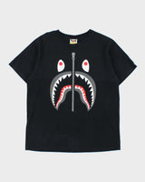 Vintage A Bathing Ape BAPE Shark Zip Heavyweight Single Stitch Crewneck T-Shirt - M