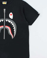 Vintage A Bathing Ape BAPE Shark Zip Heavyweight Single Stitch Crewneck T-Shirt - M