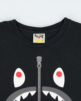 Vintage A Bathing Ape BAPE Shark Zip Heavyweight Single Stitch Crewneck T-Shirt - M