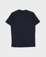 Vintage Y2K 00s Armani Collezioni Navy Nautical Fitted Crewneck T-Shirt - S