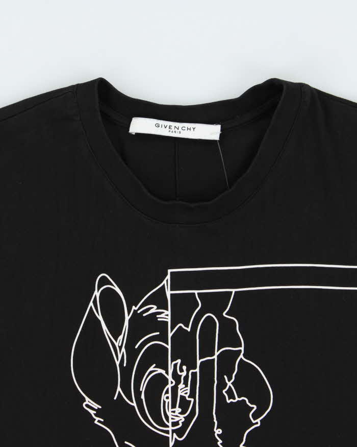 SS2017 Givenchy 'Stencil Bambi Riccardo Tisci' Relaxed Fit Crewneck T-Shirt - XS