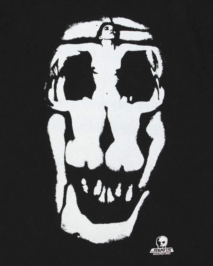 Vintage 1992 Skull Skates Dali 'In Voluptas Mors' Heavyweight Made In Canada Single Stitch FOTL Crewneck T-Shirt - XL