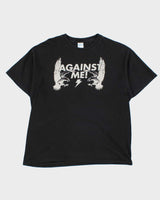Vintage 2008 Against Me Punk Rock Band Tour Heavyweight Crewneck T-Shirt - L