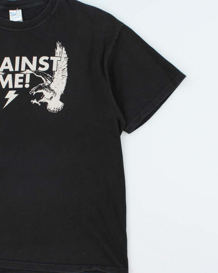 Vintage 2008 Against Me Punk Rock Band Tour Heavyweight Crewneck T-Shirt - L