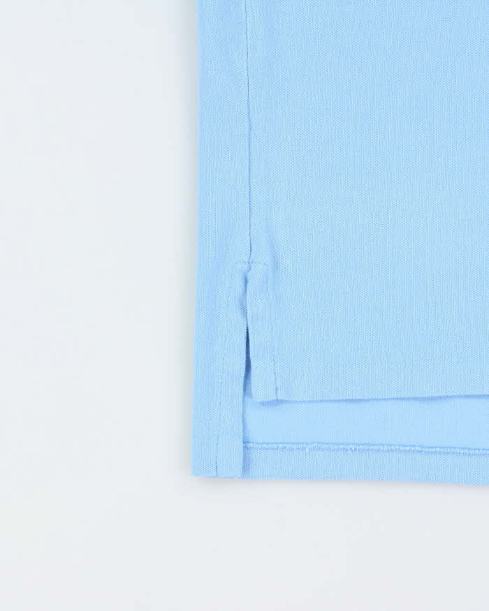 Vintage Polo Ralph Lauren Sky Blue Custom Fit Short Sleeve Polo Shirt - L