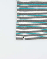 Vintage Y2K 00s Lacoste Striped Classic Croc Short Sleeve Polo Shirt - L