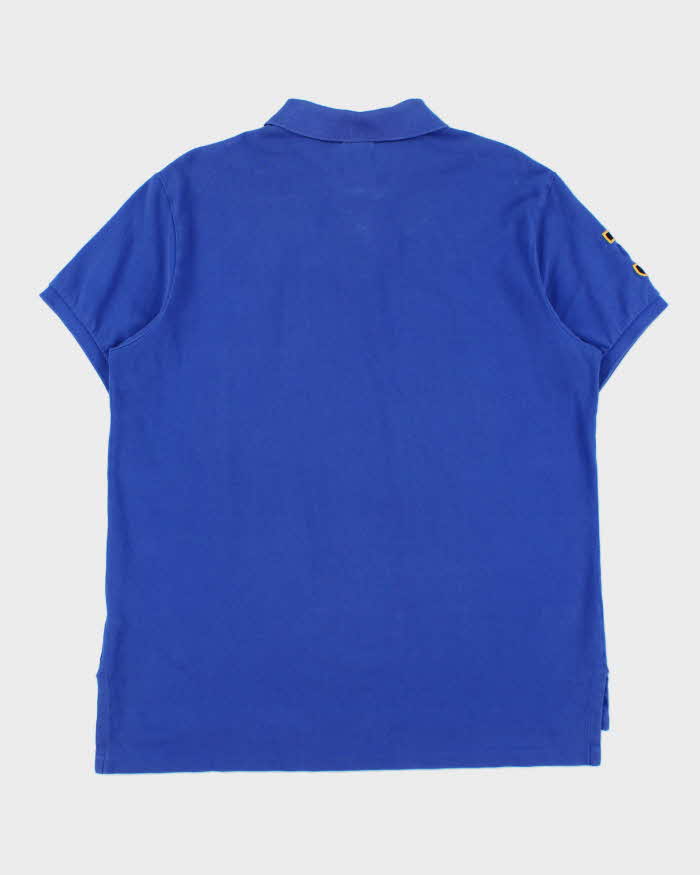 Vintage Y2K 00s Polo Ralph Lauren Big Pony #3 Custom Fit Short Sleeve Polo Shirt - XL