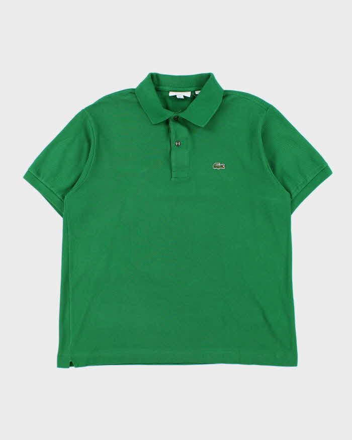 Vintage Lacoste Sea Green Classic Fit Croc Short Sleeve Polo Shirt - L