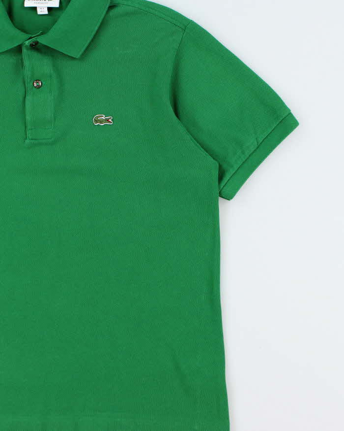 Vintage Lacoste Sea Green Classic Fit Croc Short Sleeve Polo Shirt - L