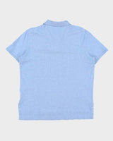 Vintage Polo Ralph Lauren Marl Sky Blue Classic Short Sleeve Polo Shirt - L
