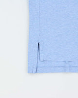 Vintage Polo Ralph Lauren Marl Sky Blue Classic Short Sleeve Polo Shirt - L