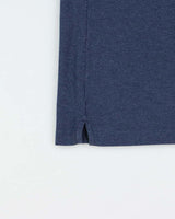 Vintage Lacoste Navy Marl Classic Croc Slim Fit Short Sleeve Polo Shirt - M