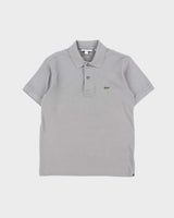 Vintage Lacoste Moon Grey Classic Fit Croc Short Sleeve Polo Shirt - S
