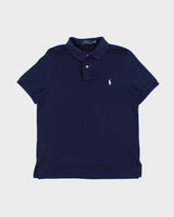Vintage Polo Ralph Lauren Navy Classic Short Sleeve Polo Shirt - M