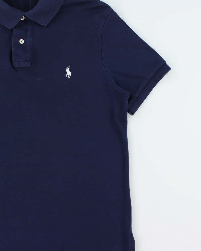 Vintage Polo Ralph Lauren Navy Classic Short Sleeve Polo Shirt - M