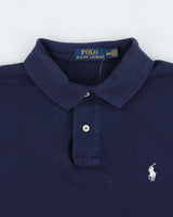 Vintage Polo Ralph Lauren Navy Classic Short Sleeve Polo Shirt - M